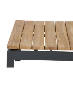 Siena Garden Teak-Loungetisch Alvida, Anthrazit/natur, Ca. B74/H30/T74 Cm -Compo Verkaufsgeschäft 4330155 WE DE 006 Loungetischalvida