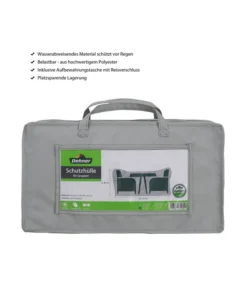 Dehner Abdeckhaube Für Sitzgruppen, Grau -Compo Verkaufsgeschäft 4415014 WE IG 001 AbdeckhaubefuerGruppe210x160x80cm