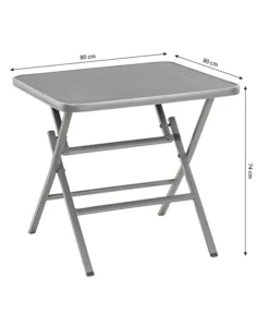 Dehner Klapptisch Chicago, Eckig -Compo Verkaufsgeschäft 4422382 WE BG 001 DehnerKlapptischChicagoeckig80x80cmNEU