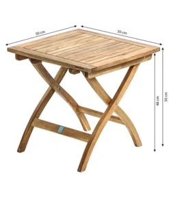 Dehner Beistelltisch Macao, Ca. B50/H50/T50 Cm -Compo Verkaufsgeschäft 4423554 WE BG 001 KlappbeistelltischMacao