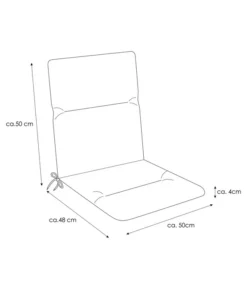 KETTtex Niederlehnerpolster Turin, Ca. B100/H4/T50 Cm -Compo Verkaufsgeschäft 4448973 WE FS 004 Turin