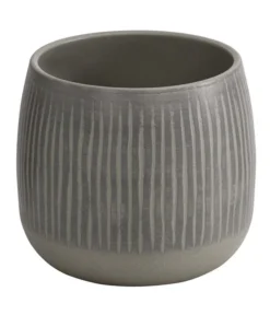 Dehner Übertopf-Set Pink Beauties, 2-teilig -Compo Verkaufsgeschäft 4461109 PR FS 001 TopfIdaGrauStreifen