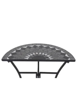 Siena Garden Mosaiktisch Como Halbrund, Ca. B35/H71/T70 Cm -Compo Verkaufsgeschäft 4498796 WE DE 001 TischComoH71cm