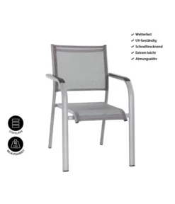 Dehner Balkon-Stapelstuhl Dallas -Compo Verkaufsgeschäft 5302070 WE IG 001 DehnerBalkon StapelstuhlDallas