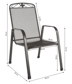 MWH Metall-Gartensessel Savoy -Compo Verkaufsgeschäft 5312046 WE BG 001 MwhMetallGartensesselSavoyStapelsesselSavoy2