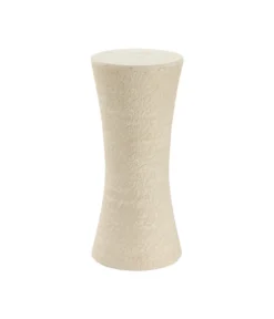 Dehner Keramik-Pflanzsäule Rustika, Creme, Ca. Ø24/H55 Cm