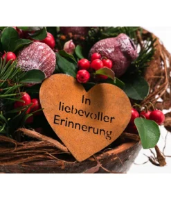 Grabgesteck In Liebe, Rund, Ø20/H20 Cm -Compo Verkaufsgeschäft 6462857 WE DE 001 SerieInLiebePremiumAllerheiligen2023