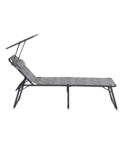 Siena Garden Campingliege Natura, Grau, Ca. B69/H43/T200 Cm