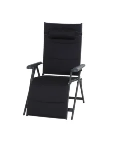 Siena Garden Camping Relaxstuhl Premium, Anthrazit