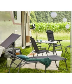 Siena Garden Campingliege Premium, Anthrazit, Ca. B69/H43/T200 Cm -Compo Verkaufsgeschäft 6603047 WE MO 002 SienaGardenCampingliegePremiumAnthrazit