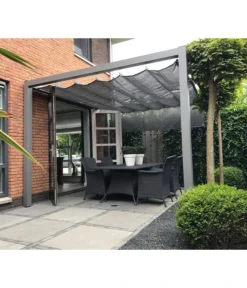 Nesling Faltsegel Coolfit, Rechteckig Ca. B290/T500 Cm -Compo Verkaufsgeschäft 6605638 6605661 6605695 WE MO 002 NeslingFaltsonnensegelSchwarz 2