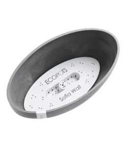 Ecopots Kunststoff-Schale Sofia Mit Wassersystem, Oval, Grau, Ca. B43/H17,5/T25 Cm -Compo Verkaufsgeschäft 6614713 WE DE 001 EcopotsKunststoffSchaleSofiabreitovalgrau