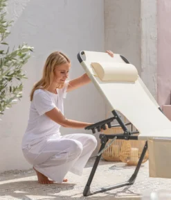 Dehner Gartenliege Mallorca, Ca. B71/H106/T227 Cm -Compo Verkaufsgeschäft 6635163 WE DE 007 LiegeMallorcaVanilla