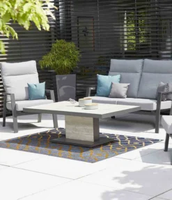 Siena Garden Kunststoff-Topf Lyon, Konisch, Ca. B40/H75/T40 Cm -Compo Verkaufsgeschäft 6655377 WE MO 003 PflanzgefaessLyonAnthrazit