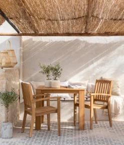 Dehner Teaktisch Havanna, Ca. B90/H75/T90 Cm -Compo Verkaufsgeschäft 6657415 WE MO 001 GruppeHavanna