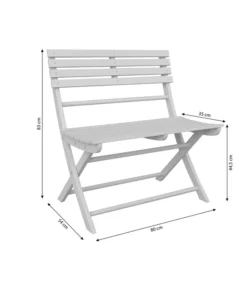 Dehner Klappbank Stavanger, 2-Sitzer -Compo Verkaufsgeschäft 6666473 WE BG 001 KlappbankStavanger