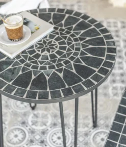 Dehner Mosaiktisch Madeleine, Ca. Ø60/H60 Cm -Compo Verkaufsgeschäft 6666531 WE DE 001 DehnerMosaiktischMadeleineD60cm