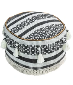 Dehner Pouf Livia, Ca. Ø35/H20 Cm