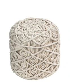 Dehner Pouf Tessa, Ca. Ø45/H35 Cm