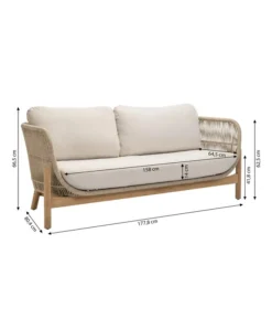 Dehner Sofa Portofino, 2-Sitzer -Compo Verkaufsgeschäft 6667901 WE BG 001 DehnerSofaPortofino