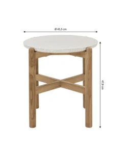 Dehner Tisch Portofino, Ca. Ø45,5/H47,8 Cm -Compo Verkaufsgeschäft 6670699 WE BG 001 DehnerTischPortofinoKlein