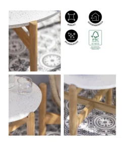 Dehner Tisch Portofino, Ca. Ø80/H37,8 Cm -Compo Verkaufsgeschäft 6670699 WE IG 001 DehnerTischPortofino