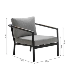 Dehner Alu-Lounge New York, 4-teilig -Compo Verkaufsgeschäft 6670954 WE BG 002 LoungeNewYork