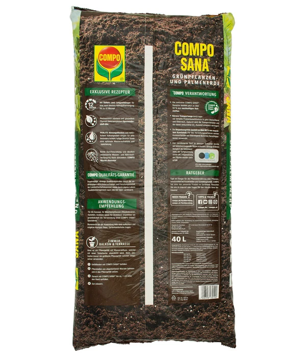 COMPO SANA® Grünpflanzen- Und Palmenerde, 40 L 2 COMPO SANA® Grünpflanzen- Und Palmenerde, 40 L – Bild 2