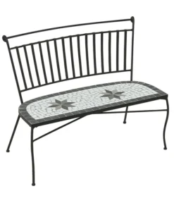 Dehner Mosaikbank Diana, 2-Sitzer