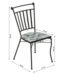 Dehner Mosaikstuhl Letizia -Compo Verkaufsgeschäft 6702070 WE BG 001 DehnerMosaikStuhlLetiziaNeu