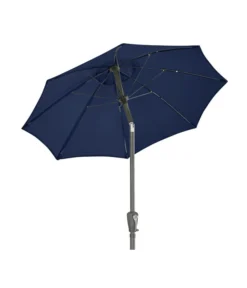 Dehner Sonnenschirm Vido, Rund, Ca. Ø150 Cm -Compo Verkaufsgeschäft 6702997 WE FS 003 SchirmVidoDunkelgrauNeu