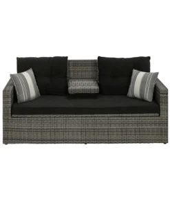 Dehner Flecht-Truhenbank Föhr, 3-Sitzer -Compo Verkaufsgeschäft 6704795 WE FS 003 TruhenbankFoehrNeu