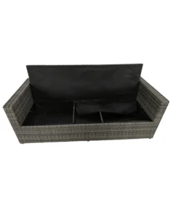 Dehner Flecht-Truhenbank Föhr, 3-Sitzer -Compo Verkaufsgeschäft 6704795 WE FS 004 TruhenbankFoehrNeu