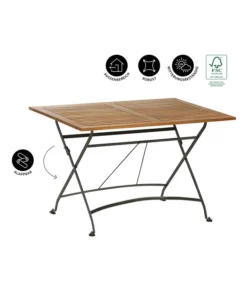 Dehner Klapptisch Tegernsee -Compo Verkaufsgeschäft 6708184 WE IG 001 KLAPPTITEGERNSEE120X80