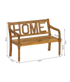 Dehner Gartenbank Home, 2-Sitzer -Compo Verkaufsgeschäft 6708382 WE BG 001 BankHome