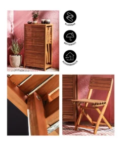 Dehner Balkonset Neapel, 3-teilig -Compo Verkaufsgeschäft 6712368 WE IG 001BalkonsetNeapelBraun