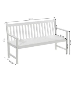 Dehner Bank Mykonos, 3-Sitzer -Compo Verkaufsgeschäft 6713267 WE BG 001 BankMykonos3erWeiss