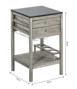 Dehner Schubladenschrank Southampton, Ca. B50/H90/T50 Cm -Compo Verkaufsgeschäft 6713739 WE BG 001 SchrankSouthamptonGrauNEU