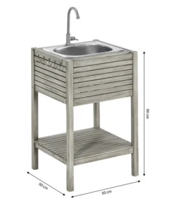 Dehner Spülschrank Southampton, Ca. B50/H90/T50 Cm -Compo Verkaufsgeschäft 6713762 WE BG 001 SpuelschrankSouthamptonNEU