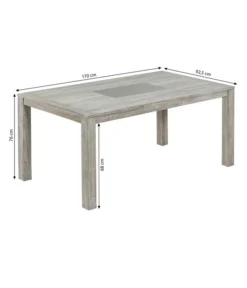 Dehner Tisch Stockholm, Ca. B170/H76/T92,5 Cm -Compo Verkaufsgeschäft 6714695 WE BG 001 TischStockholmFINAL