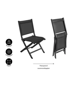Dehner Klappstuhl Chicago -Compo Verkaufsgeschäft 6721054 WE IG 001 BALKONKLAPPSTUHLCHICAGOSchwarz