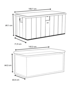 Lifetime Kissenbox Harmony, 570 L -Compo Verkaufsgeschäft 6752968 WE FS 004 Kissenbox570LSand