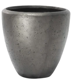 Fleur Ami Kunststoff-Topf Grace, Konisch, Silber