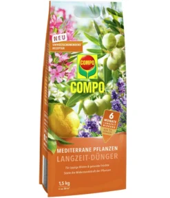 COMPO Mediterraner Pflanzen Langzeit-Dünger, 1,5 Kg