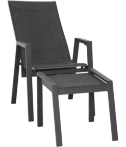 Siena Garden Hocker Savona -Compo Verkaufsgeschäft 6776579 WE FS 007 HOCKER SAVONA ANTHRAZIT SCHWARZ