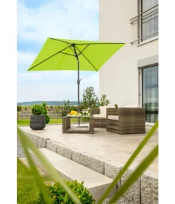 Schneider Sonnenschirm Bilbao, Rechteckig, Ca. B210/T130 Cm 7 Schneider Sonnenschirm Bilbao, Rechteckig, Ca. B210/T130 Cm -Compo Verkaufsgeschäft 6833982 WE MO 001 Bilbao210x130Gruen