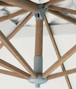 Dehner Ampelschirm Zypern, Holzoptik, Quadratisch, Ca. B300/T300 Cm -Compo Verkaufsgeschäft 6865422 WE DE 006 AmpelschirmZypernHellbraun