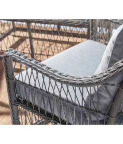 Dehner Geflechtlounge Santos, 4-teilig -Compo Verkaufsgeschäft 6875074 WE DE 003 LoungeSantosNEU