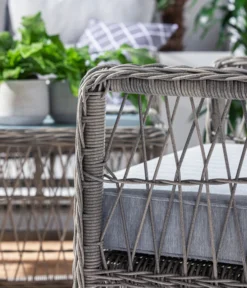 Dehner Geflechtlounge Santos, 4-teilig -Compo Verkaufsgeschäft 6875074 WE DE 004 LoungeSantosNEU