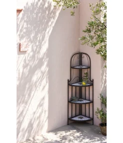 Dehner Mosaik Eckregal Diana, Ca. B33/H132,5/T33 Cm -Compo Verkaufsgeschäft 6875165 WE MO 002 EckregalMosaikDiana